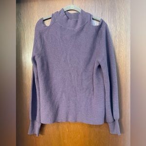 Express Cut Out Purple Sweater Size XL
